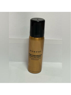 Morphe Continuous Prep & Set Setting Mist+ 1.3 Oz NEW - Gold $15